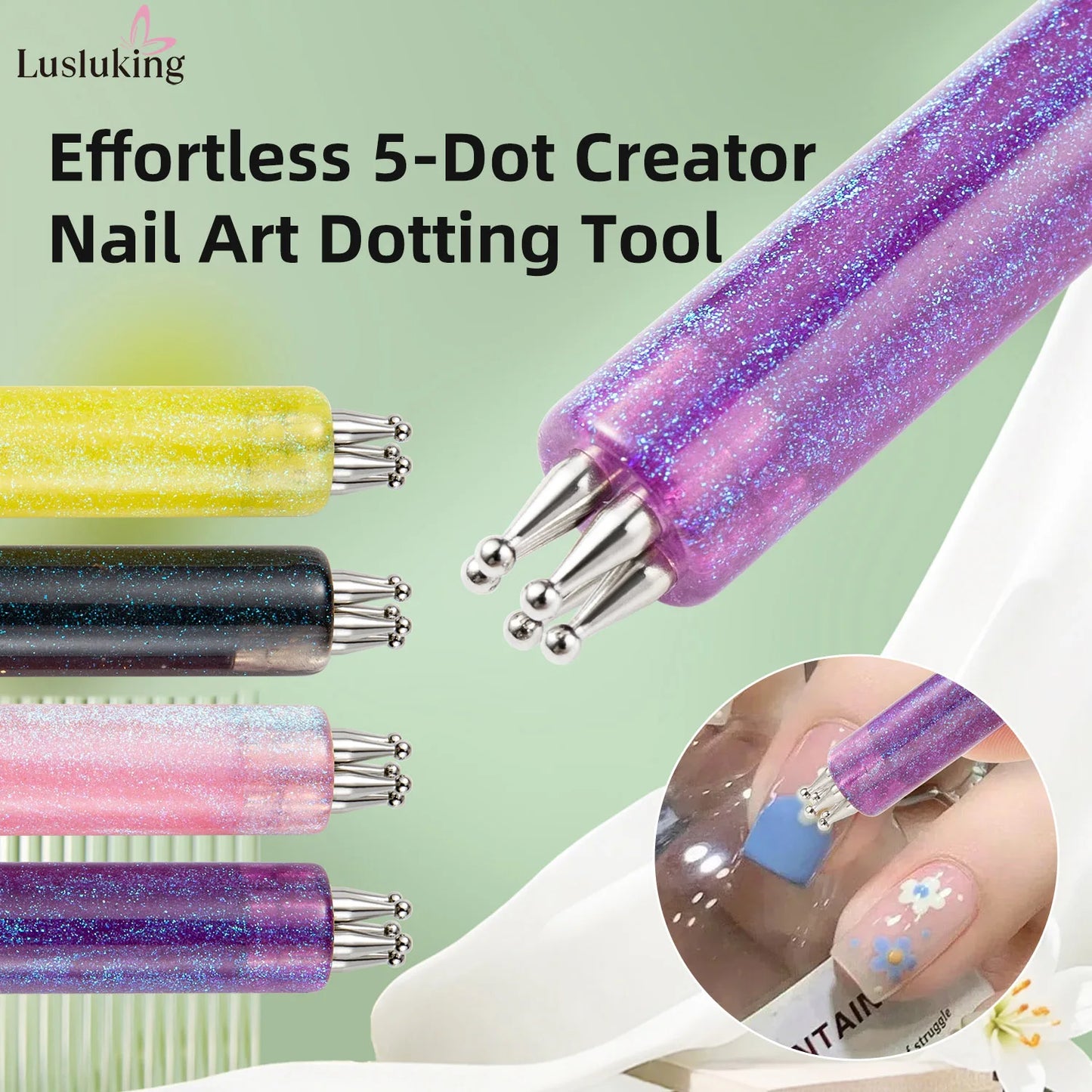 Easy Petal Nail Art Maker