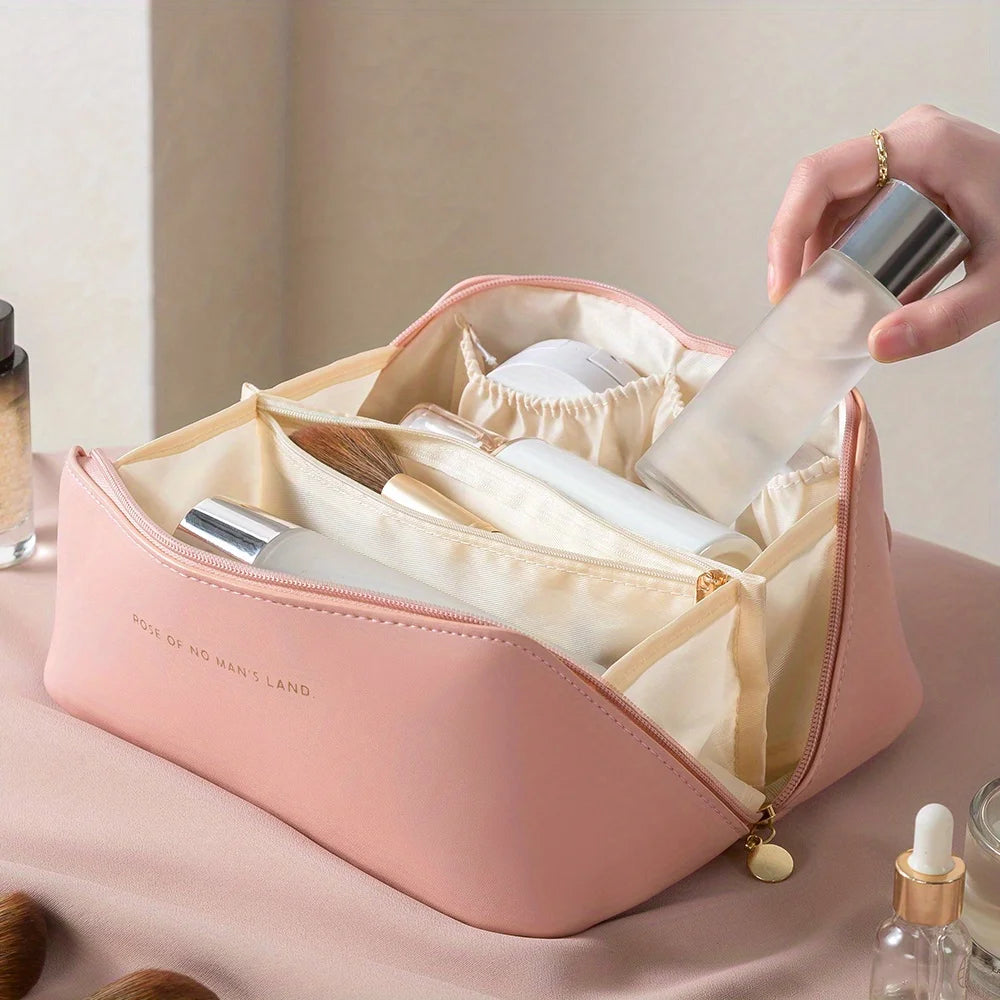 Compact Travel Makeup Organizer Bag