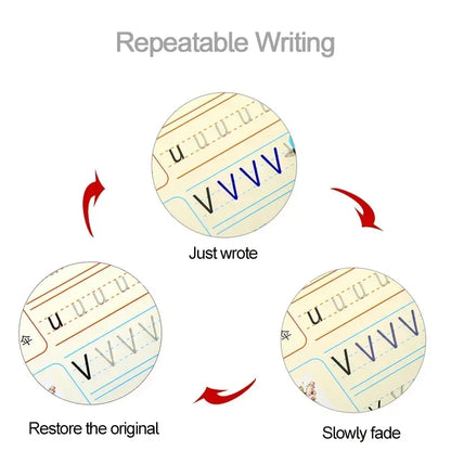 Magic Reusable Writing Practice Book