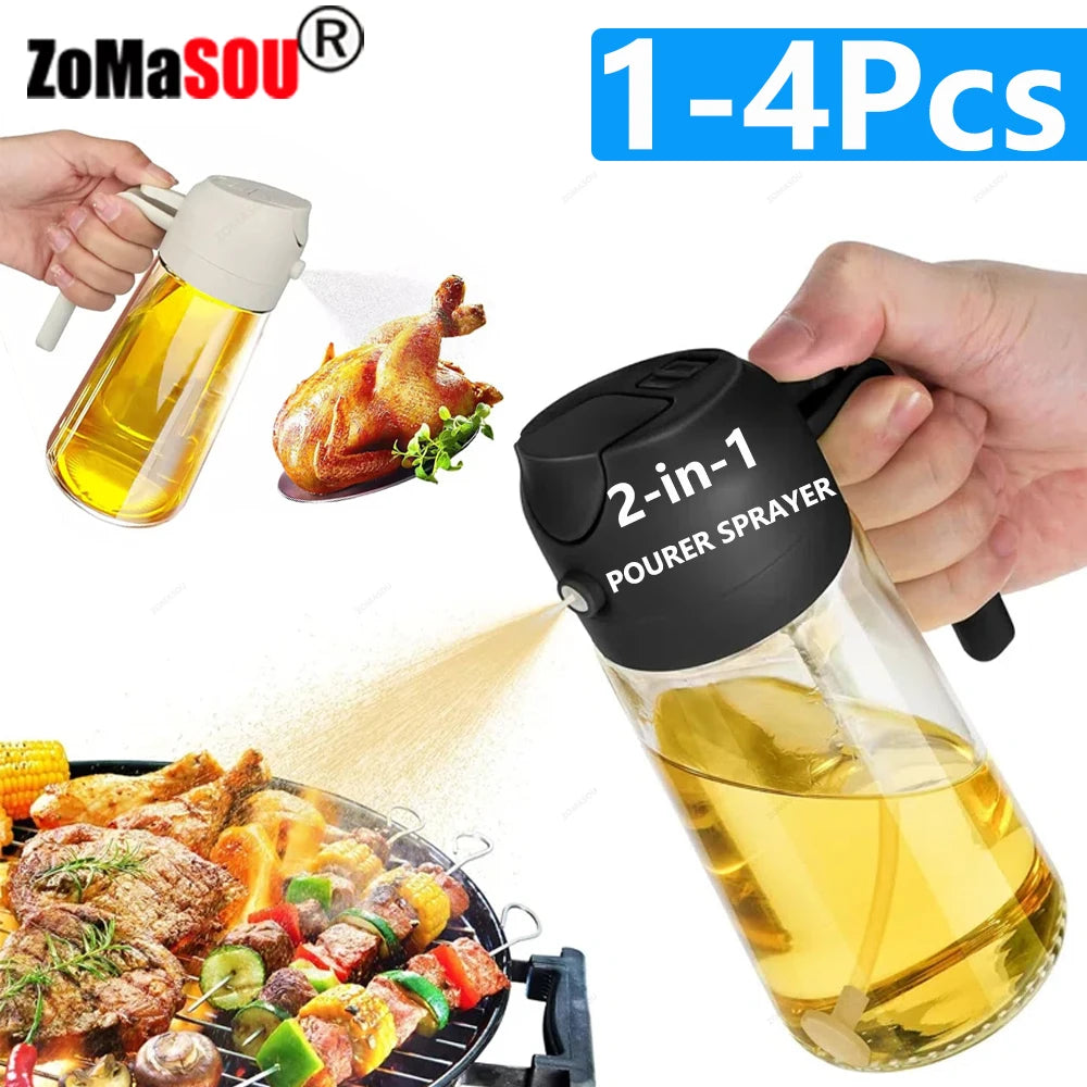 QuickPour Portable Oil Sprayer Bottle