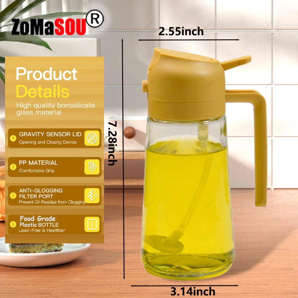 QuickPour Portable Oil Sprayer Bottle