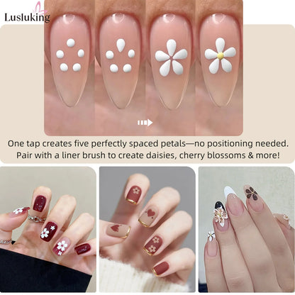 Easy Petal Nail Art Maker