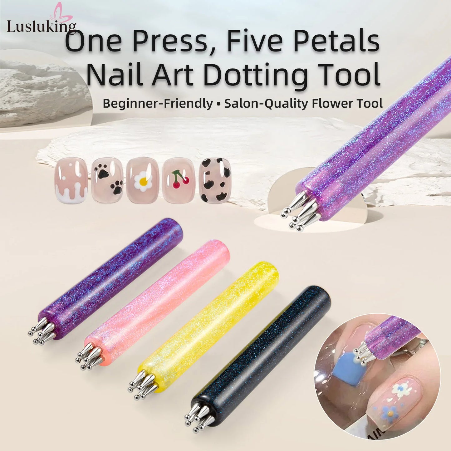 Easy Petal Nail Art Maker