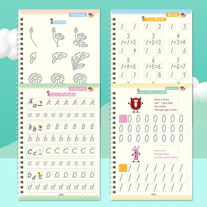 Magic Reusable Writing Practice Book
