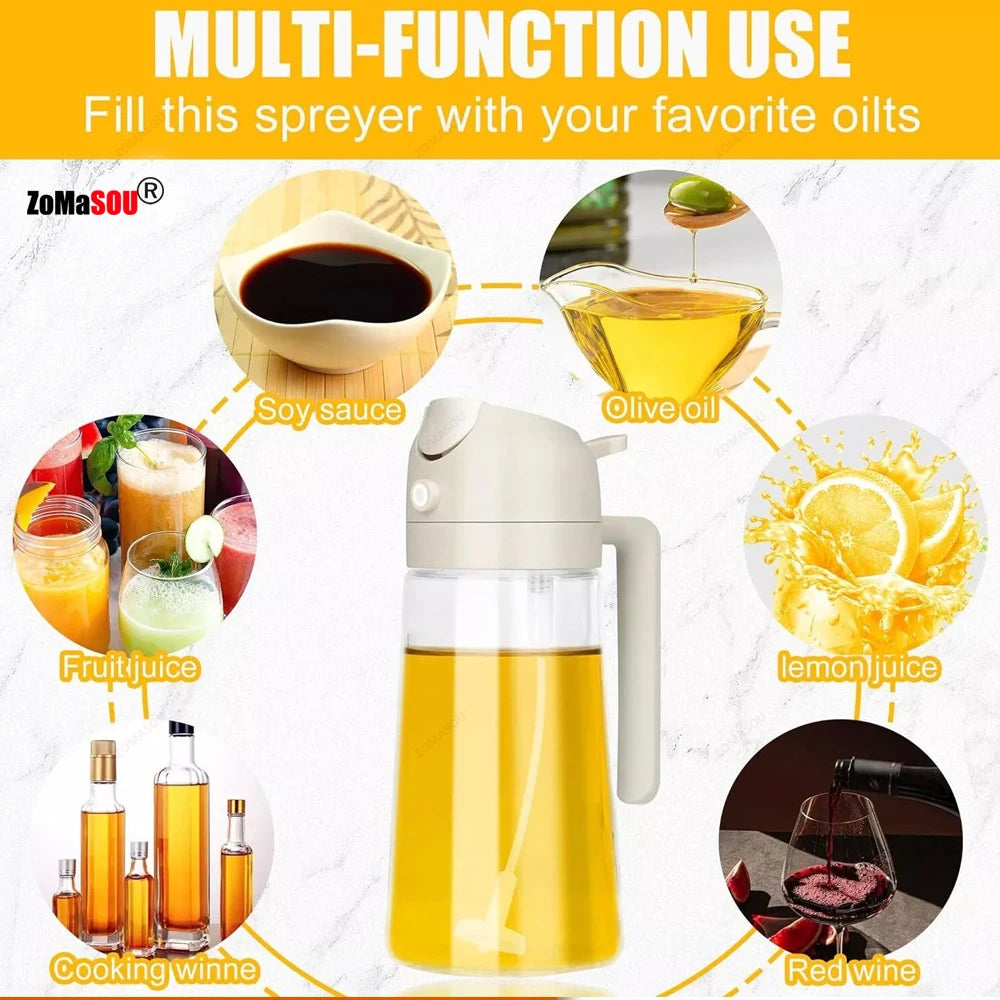 QuickPour Portable Oil Sprayer Bottle